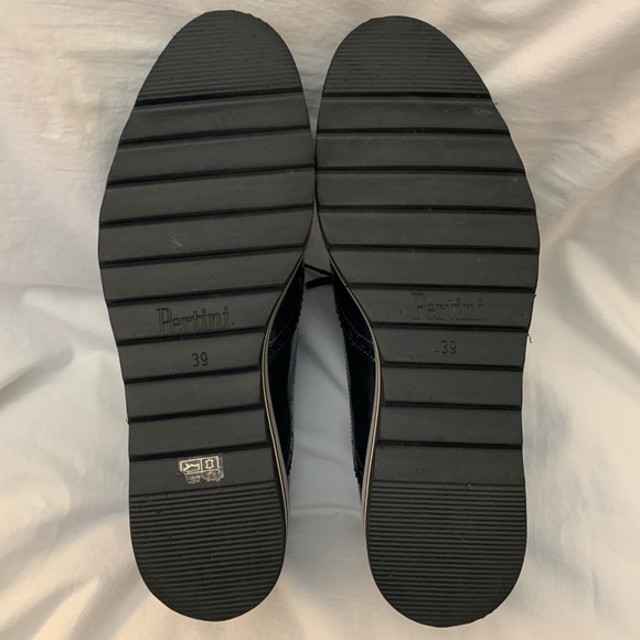 Pertini patent leather platform wingtip brogue shoes - Picture 5 of 9